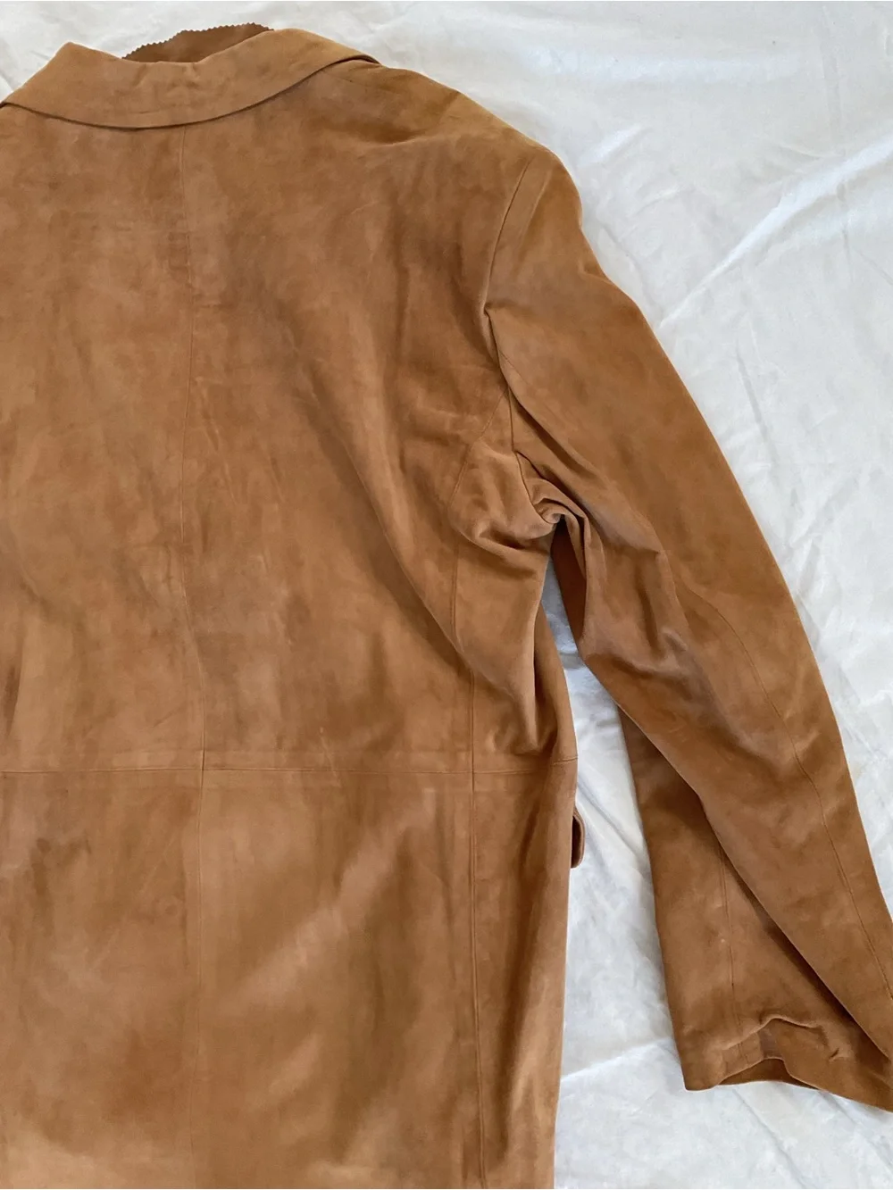 Dante Leather Factory Men's Suede Blazer in Camel Brown